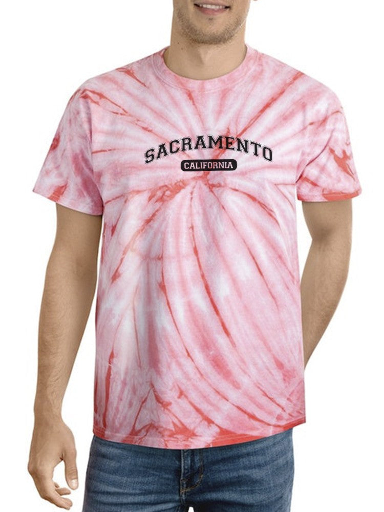 Sacramento California Tie Dye Tee -SmartPrintsInk Designs Sensual Secret Boutique