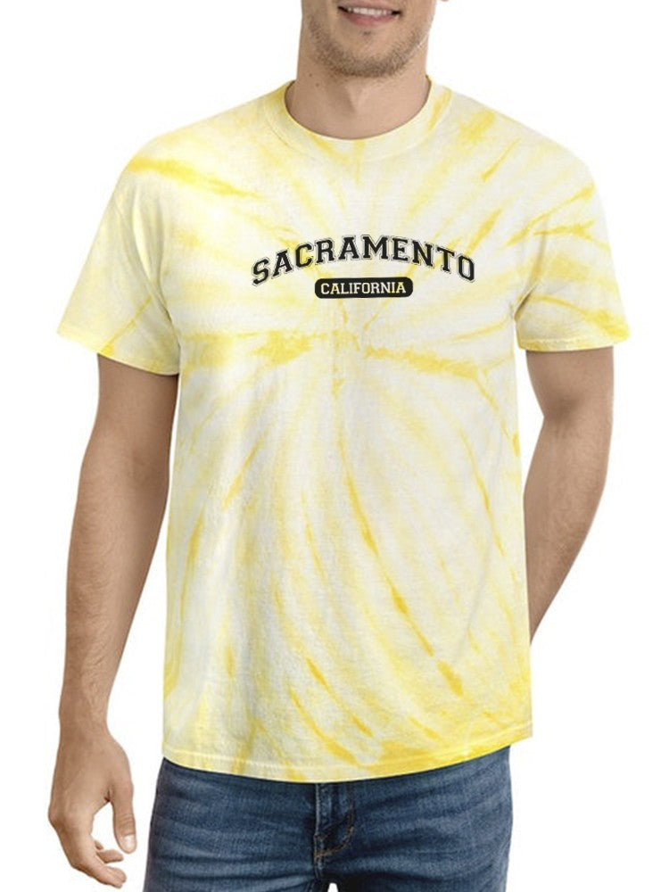 Sacramento California Tie Dye Tee -SmartPrintsInk Designs Sensual Secret Boutique