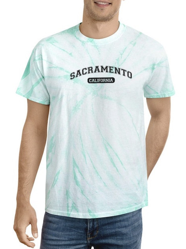 Sacramento California Tie Dye Tee -SmartPrintsInk Designs Sensual Secret Boutique