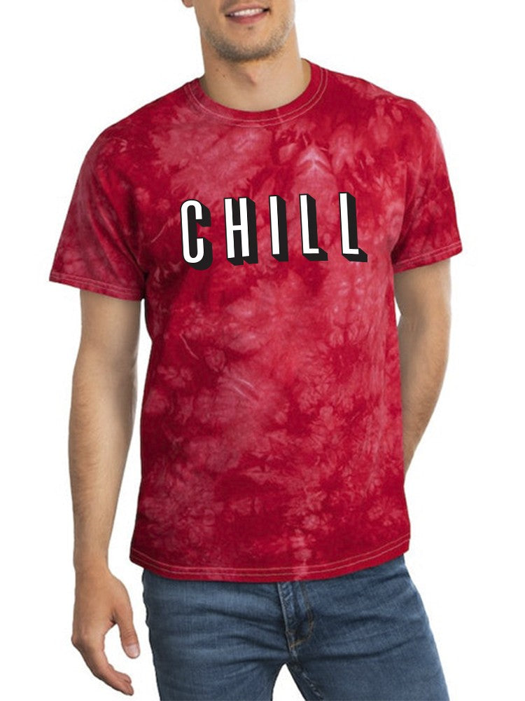 Chill Tie-Dye Crystal - Men's Superior Comfort 100% Cotton T-Shirt Sensual Secret Boutique