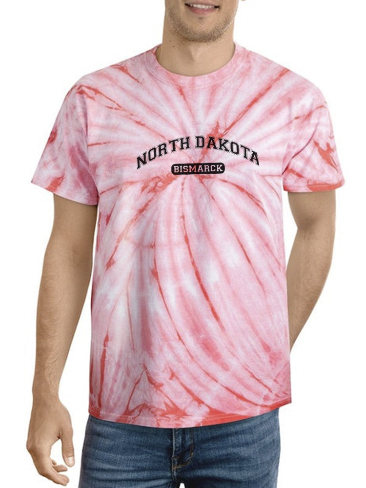 North Dakota Bismarck Tie Dye Tee -SmartPrintsInk Designs Sensual Secret Boutique