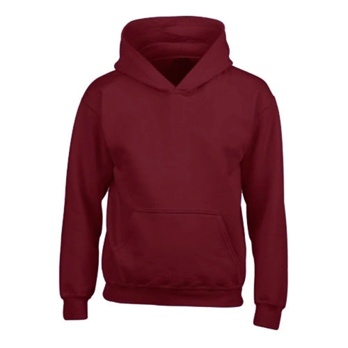 Kids Urban Road Plain Hoodie - Soft Premium Feel, Double Lined Hood, Pouch Pocket Sensual Secret Boutique