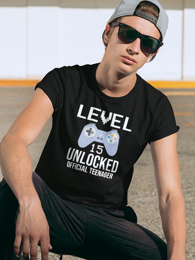 Level 15 Officially A Teenager Men's T-shirt - Celebrate the Milestone with Style Sensual Secret Boutique