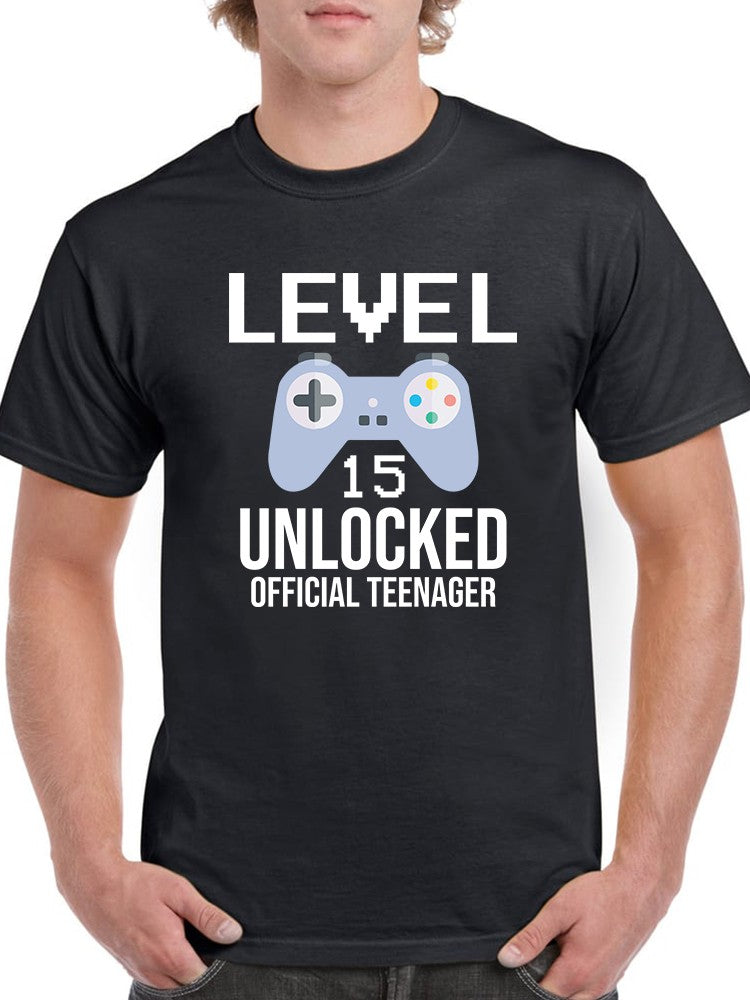 Level 15 Officially A Teenager Men's T-shirt - Celebrate the Milestone with Style Sensual Secret Boutique