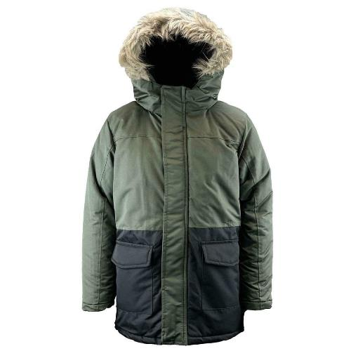 Kids Padded Fleece Lined Parka - Warm Winter Jacket with Fur Trim Hood Sensual Secret Boutique