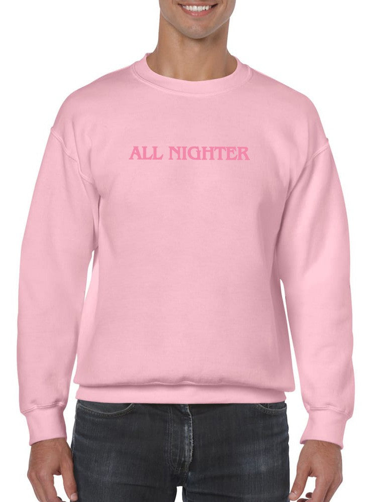 All Nighter Sweatshirt - SmartPrintsInk Designs | Men's Sweatshirt Sensual Secret Boutique