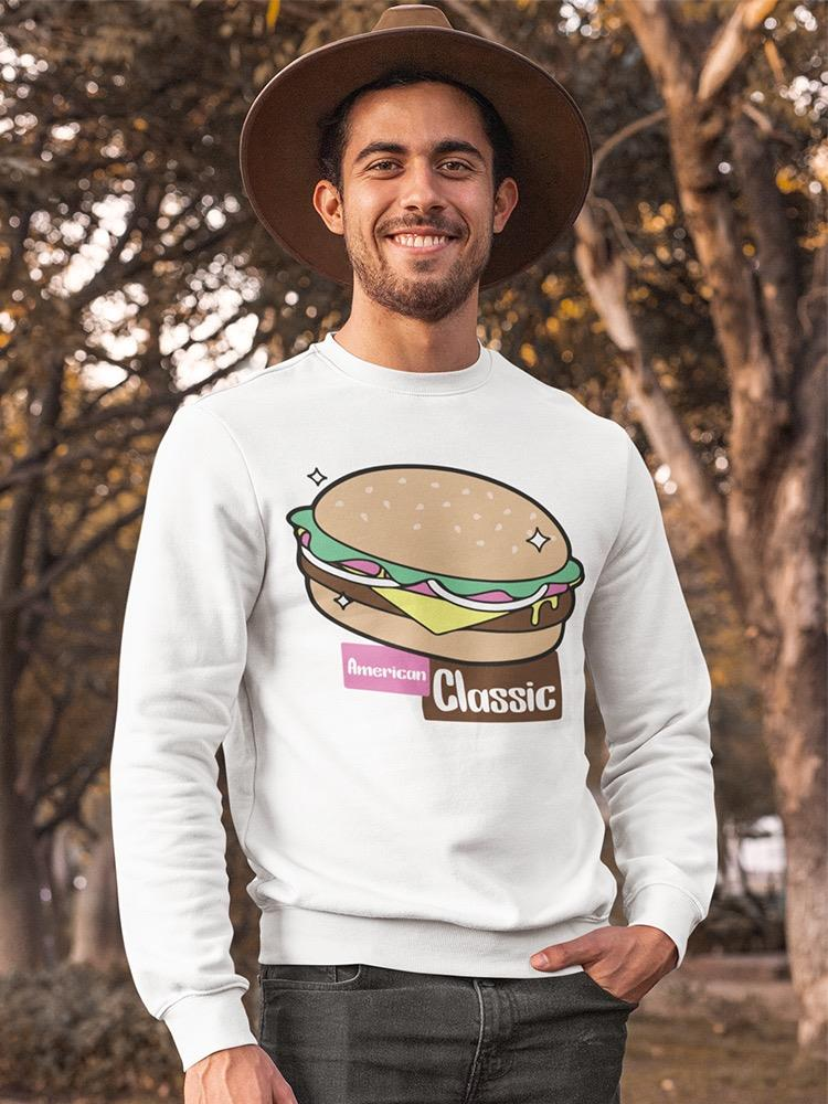 Burguer American Classic Sweatshirt Men's -GoatDeals Designs Sensual Secret Boutique