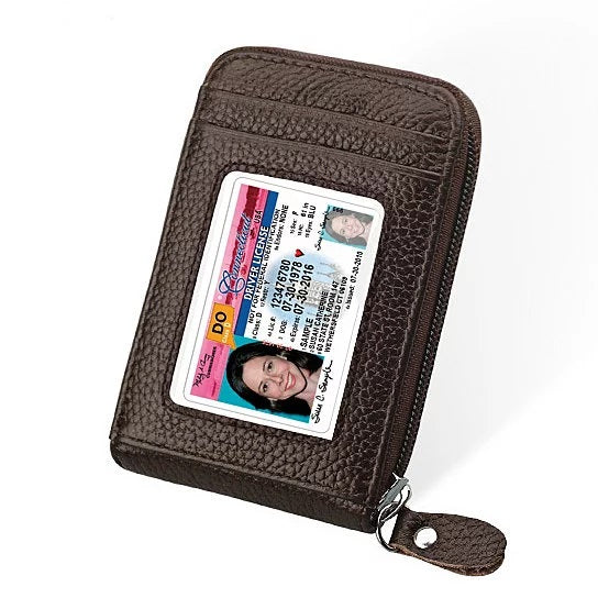 Zip Vault RFID Blocker Card Holder And Wallet - Protect Your Cards from RFID Scanners Sensual Secret Boutique