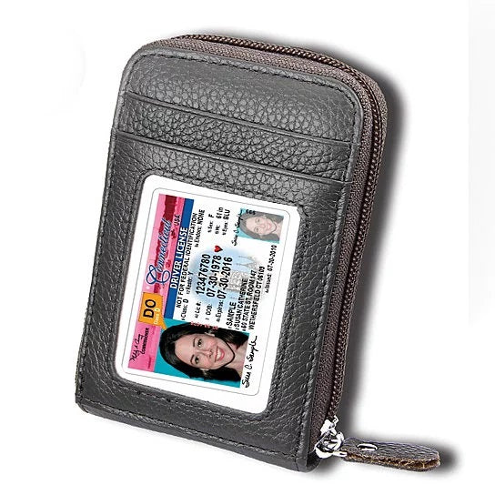 Zip Vault RFID Blocker Card Holder And Wallet - Protect Your Cards from RFID Scanners Sensual Secret Boutique