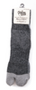 3 Pairs Charcoal Grey Wool Split Toe Tabi Socks for Hiking or Casual Sensual Secret Boutique