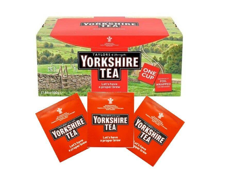 Yorkshire Tea Individually Wrapped One Cup Tea Bags - Fresh and Convenient Sensual Secret Boutique