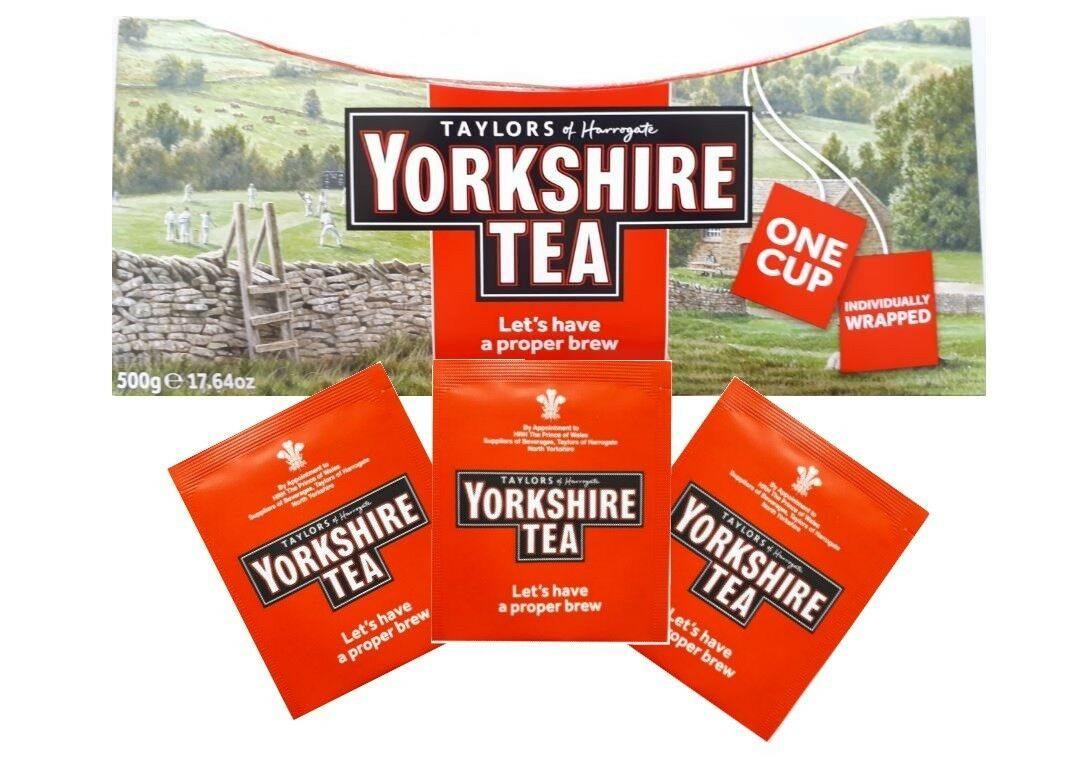 Yorkshire Tea Individually Wrapped One Cup Tea Bags - Fresh and Convenient Sensual Secret Boutique