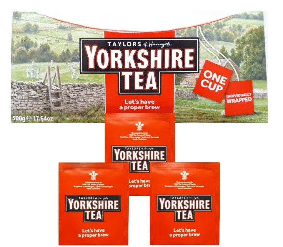 Yorkshire Tea Individually Wrapped One Cup Tea Bags - Fresh and Convenient Sensual Secret Boutique