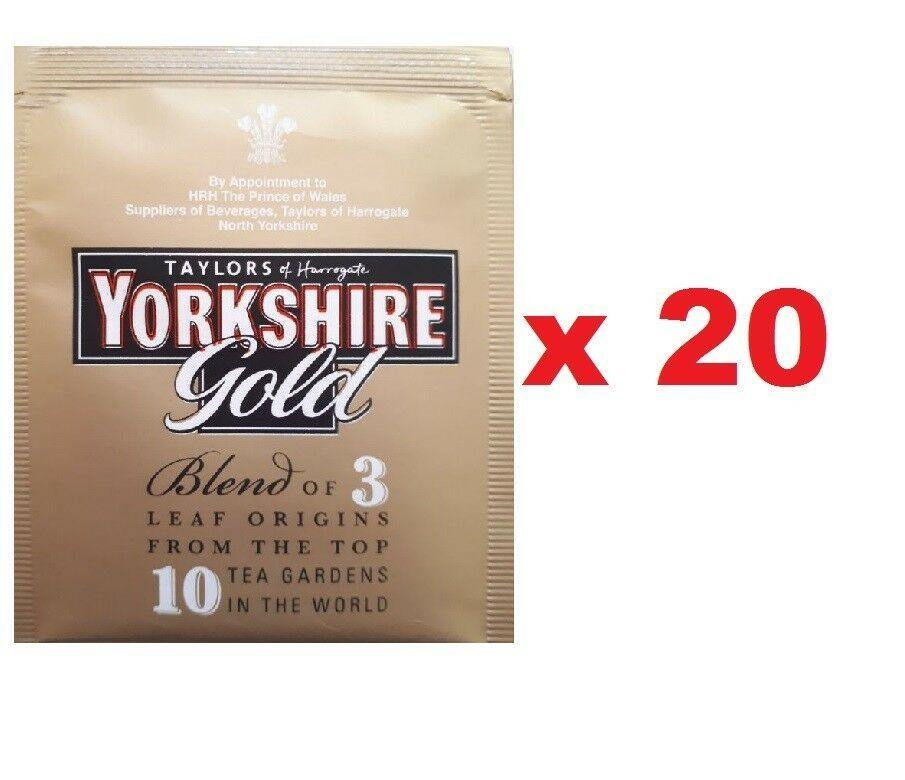 Yorkshire Gold Tea Bags - Individually Wrapped, One Cup, Rainforest Alliance Certified Sensual Secret Boutique