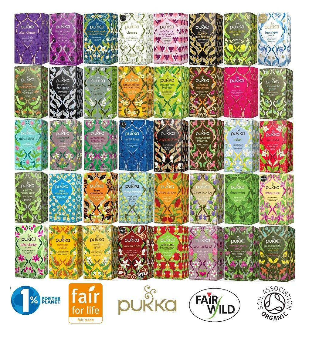 Pukka Organic Herbal Tea Bags, Popular Selection - 100% Organic, Great Tasting Tea for Well-Being Sensual Secret Boutique