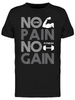 No Pain No Gain Fitness Tee for Men - Comfortable Workout Shirt Sensual Secret Boutique