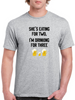 Drinking For Three Funny Quote Tee Men's - Buy Now at Smartprints Sensual Secret Boutique