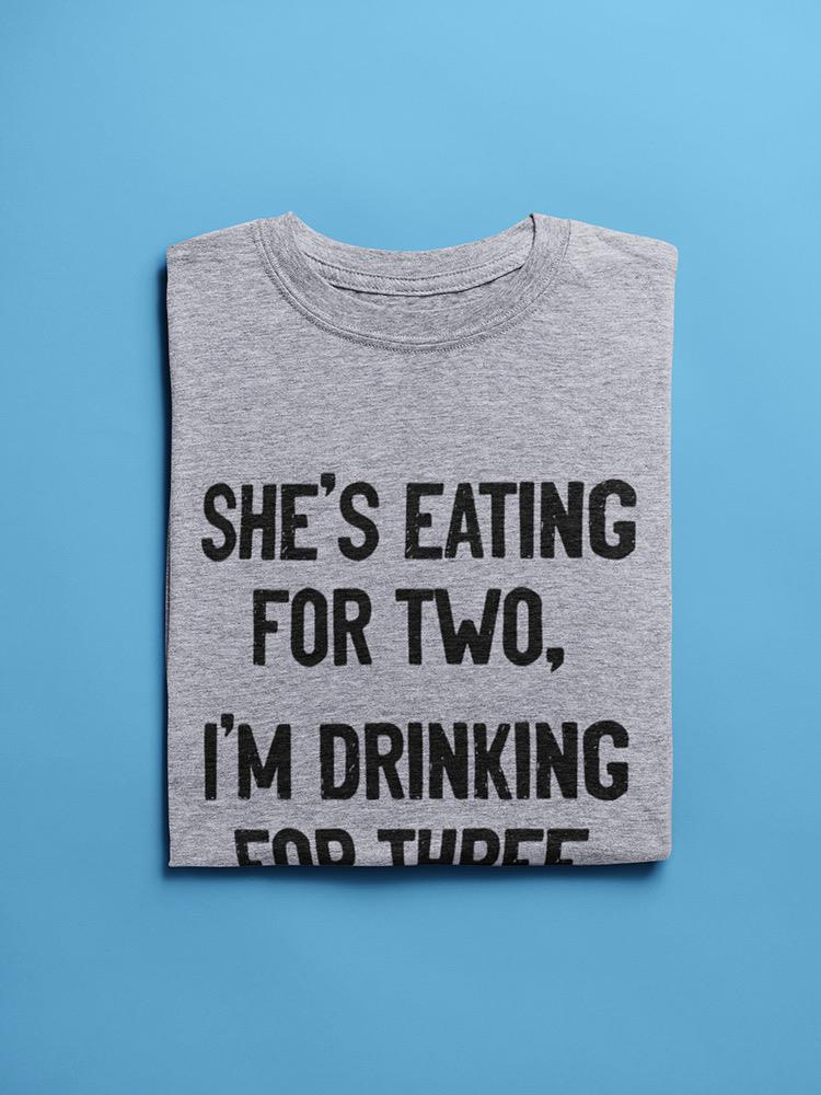 Drinking For Three Funny Quote Tee Men's - Buy Now at Smartprints Sensual Secret Boutique