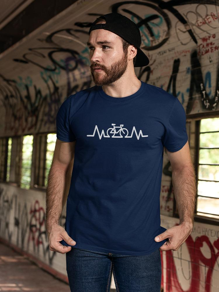 Cycling Heartbeat Men's T-shirt | Premium Comfort & Style Sensual Secret Boutique