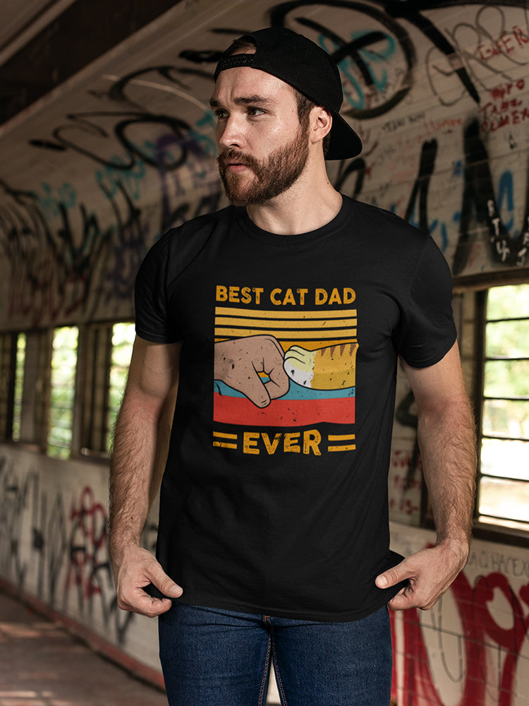 The Best Cat Dad Ever Men's T-shirt - Comfortable and Stylish Sensual Secret Boutique