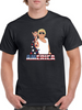 America Men's T-shirt - Donald Trump Dropping Stars - Black Sensual Secret Boutique