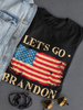 Let's Go Brandon With Flag T-shirt - High-Quality Cotton Tee | SmartPrintsInk Designs Sensual Secret Boutique