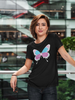 Bright Butterfly T-Shirt - Stylish Women's Everyday Comfort Sensual Secret Boutique