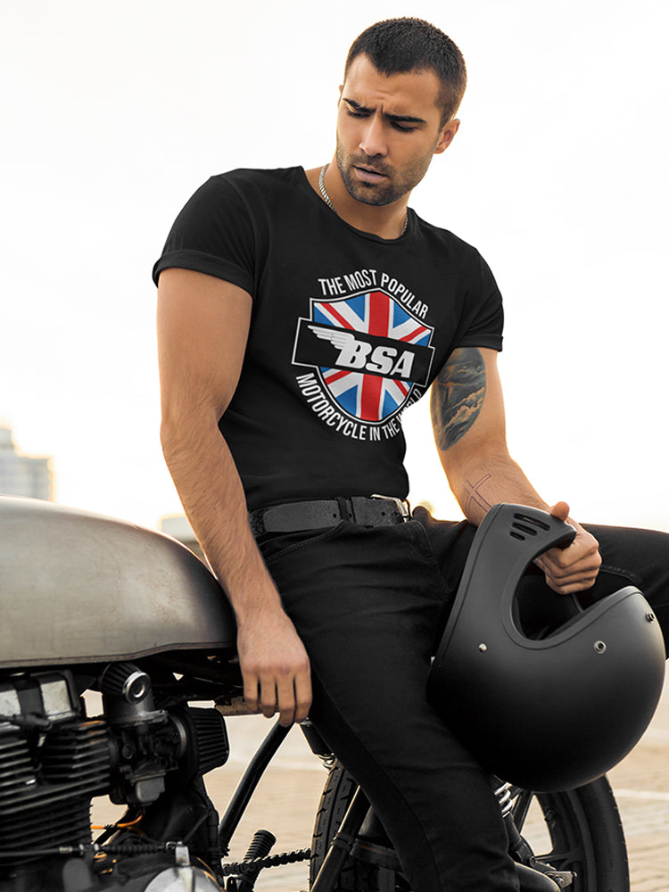 BSA Shield T-shirt Men's - Premium 100% Cotton Comfort Sensual Secret Boutique