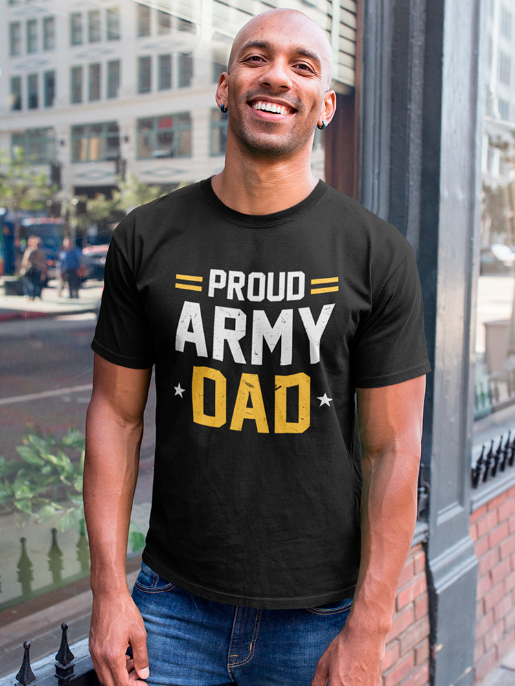 Proud Army Dad Men's T-shirt - Officially Licensed by U.S. Army Sensual Secret Boutique