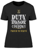 U.S Army Proud To Serve Women's T-shirt - Officially Licensed by U.S. Army Sensual Secret Boutique