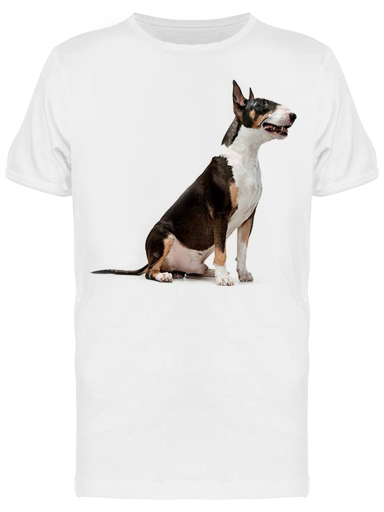 Bull Terrier Sitting Sideways Tee Men's -Image by Shutterstock Sensual Secret Boutique