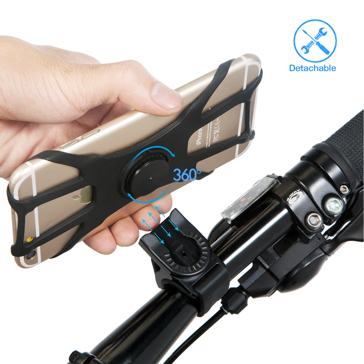 All Rounder 360 Bike Phone Holder - Secure and Convenient Phone Mount for Bikes, Strollers, and More Sensual Secret Boutique