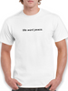 We Want Peace Tee Men's - Comfortable and Stylish T-shirt | GoatDeals Designs Sensual Secret Boutique