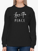 Peace Chinese Sweatshirt Women's - Comfortable and Stylish Sensual Secret Boutique