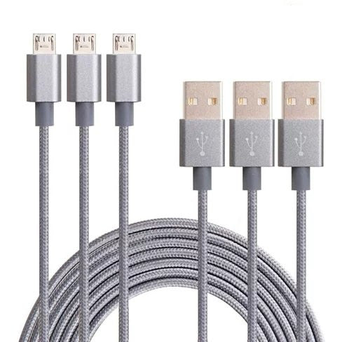 3 to Tango Apple or Android Charging Cables 3ft - 6ft - 10ft | Set of 3 Cables in Various Lengths and Colors Sensual Secret Boutique