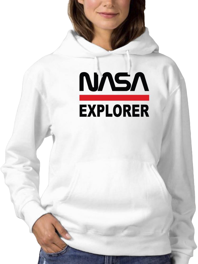 Nasa Explorer Banner Hoodie or Sweatshirt - NASA Designs | Space Exploration Clothing Sensual Secret Boutique