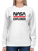 Nasa Explorer Banner Hoodie or Sweatshirt - NASA Designs | Space Exploration Clothing Sensual Secret Boutique