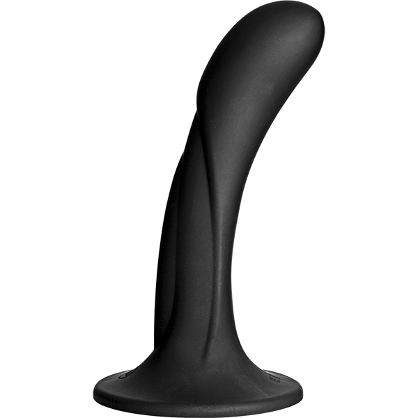 Doc Johnson Vac U Lock G Spot Silicone Dildo Black 6.5inc Sensual Secret Boutique