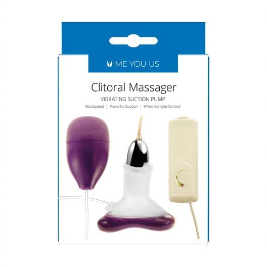 Me You Us Clitoral Masseuse Vibrating Clit Pump Transparent Sensual Secret Boutique