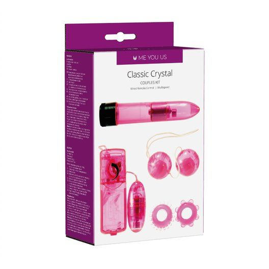 Me You Us Classic Crystal Couples Kit Pink Sensual Secret Boutique