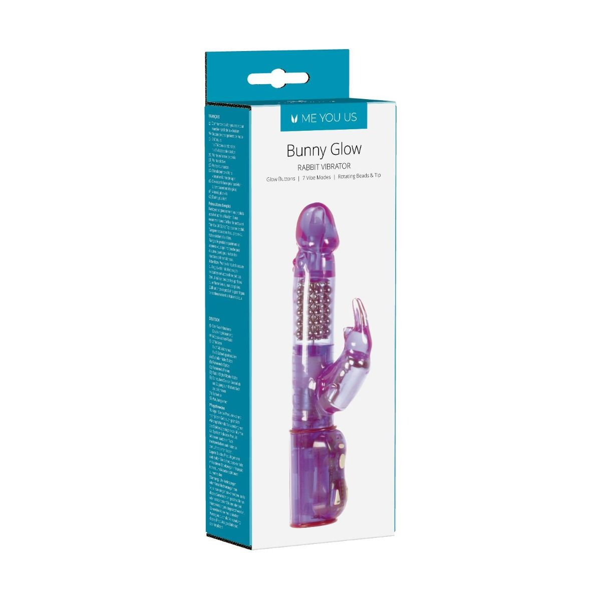 Me You Us Bunny Glow Rabbit Vibrator Purple Sensual Secret Boutique