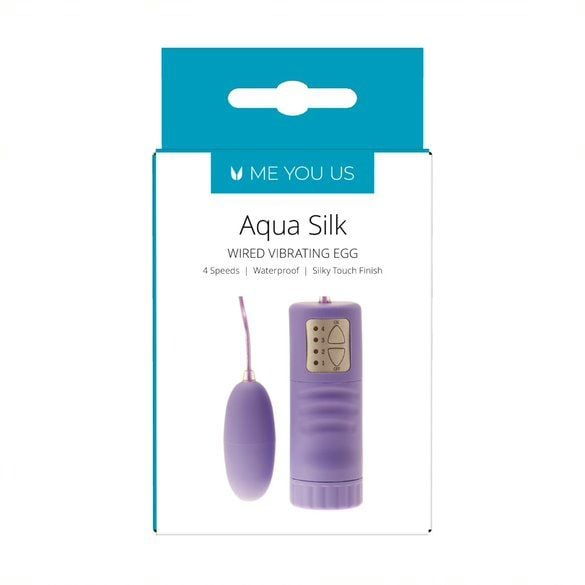 Me You Us Aqua Silk Vibrating Bullet Violet Sensual Secret Boutique