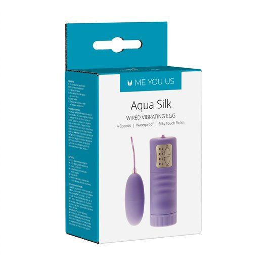 Me You Us Aqua Silk Vibrating Bullet Violet Sensual Secret Boutique