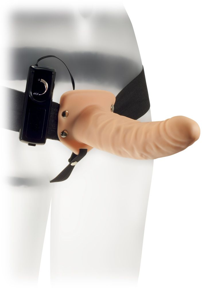 Me You Us The Extender Plus Vibrating Hollow Strap On Flesh Sensual Secret Boutique