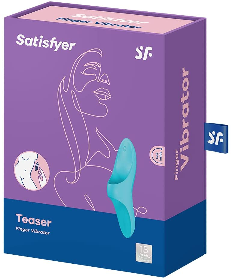 Satisfyer Teaser Finger Vibrator - Light Blue Sensual Secret Boutique