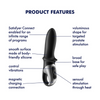 Satisfyer Hot Passion Anal Vibrator Black Sensual Secret Boutique