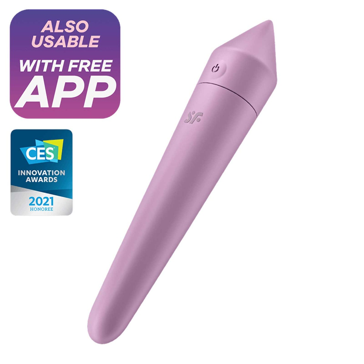 Satisfyer Ultra Power Bullet 8 Vibrator Lilac Incl. Bluetooth And App Sensual Secret Boutique