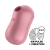 Satisfyer Cotton Candy Air Pulse Vibrator Light Red Sensual Secret Boutique