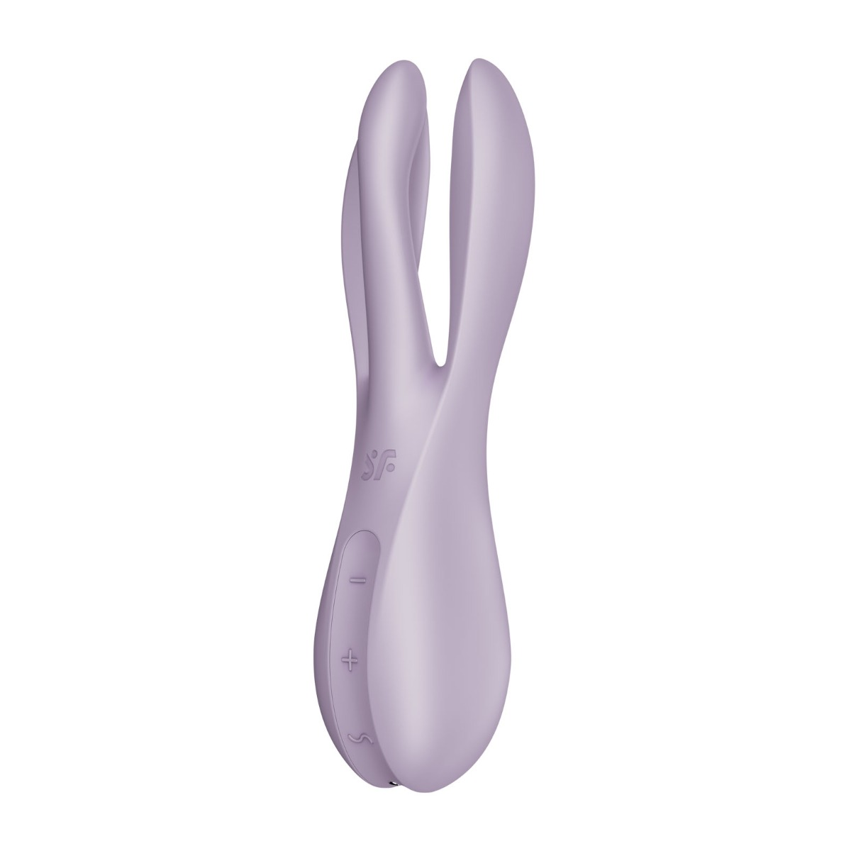 Satisfyer Threesome 2 Vibrator Violet - Powerful Multiple Stimulation - Waterproof - Body-Safe Silicone Sensual Secret Boutique