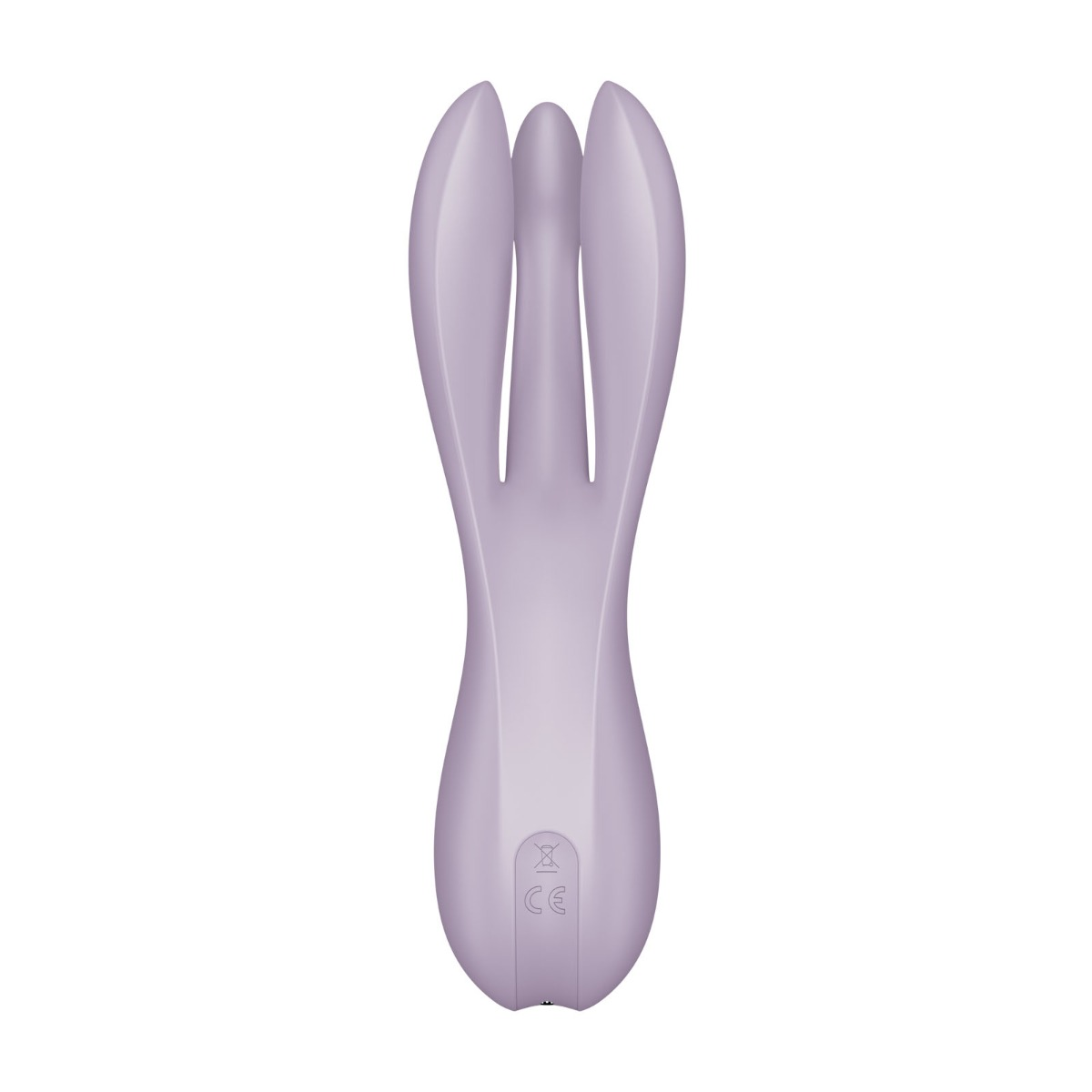 Satisfyer Threesome 2 Vibrator Violet - Powerful Multiple Stimulation - Waterproof - Body-Safe Silicone Sensual Secret Boutique